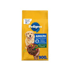 Ração Pedigree Carne e Vegetais Cães Adultos Raças Médias e Grandes 900 g