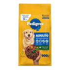 Ração Pedigree Carne e Vegetais Cães Adultos Raças Médias e Grandes 900 g