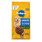 Ração Pedigree Carne e Vegetais Cães Adultos Raças Médias e Grandes 2,7 kg