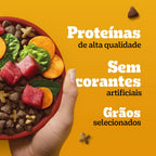 Ração Pedigree Carne e Vegetais Cães Adultos Raças Pequenas e Minis 900 g