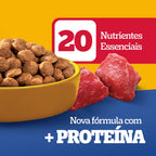 Ração Pedigree Nutrição Essencial Carne Para Cães Adultos 900 g