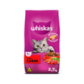 Ração Whiskas Carne Gatos Adultos 2,7kg