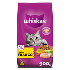 Ração Para Gatos Adultos Whiskas Frango 900g