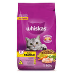 Ração Para Gatos Adultos Whiskas Frango 900g