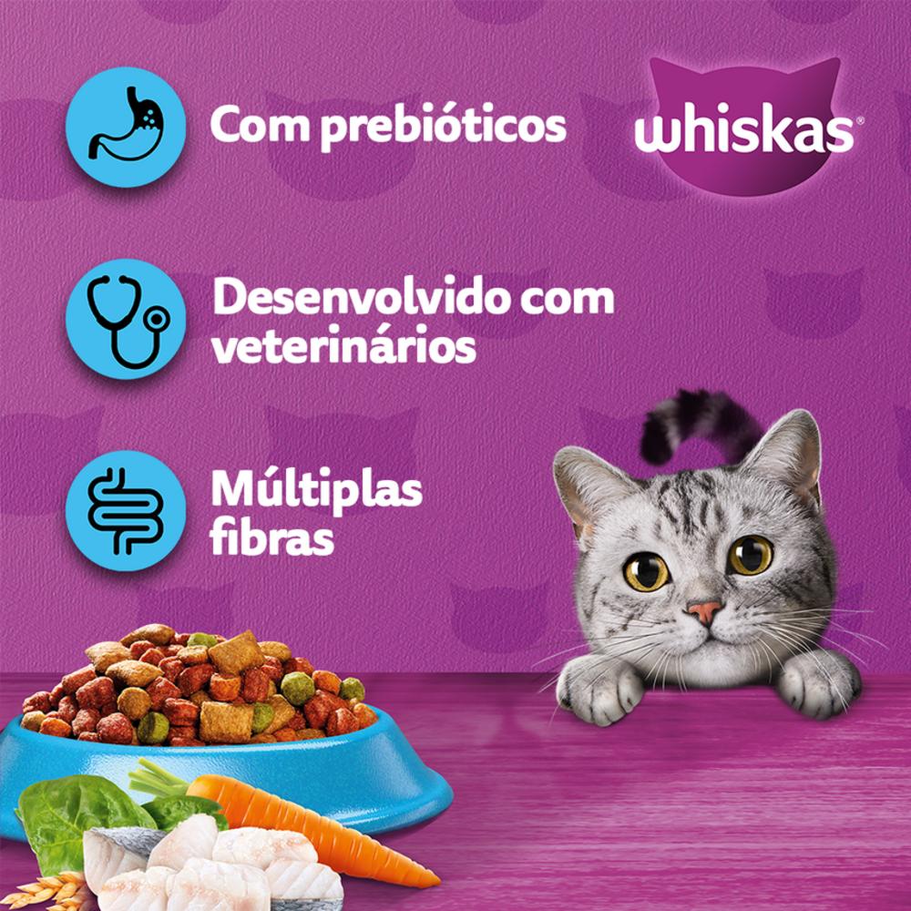 Ração Whiskas Peixe Gatos Adultos 2,7 kg