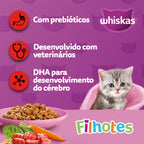 Ração Whiskas Carne e Leite Gatos Filhotes 900 g