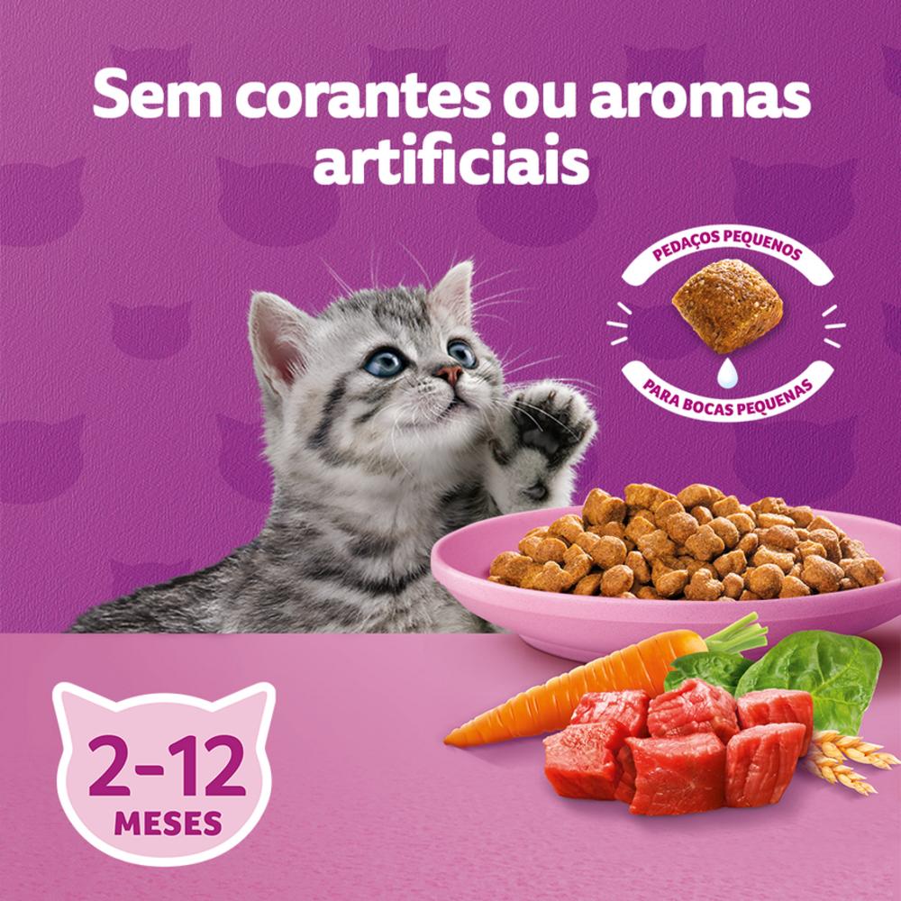 Ração Whiskas Carne e Leite Gatos Filhotes 900 g