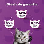 Ração Whiskas Peixe Gatos Adultos Castrados 900 g