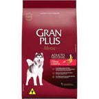 Ração GranPlus Menu Para Cães Adultos de Porte Médio e Grande Carne e Arroz 15KG