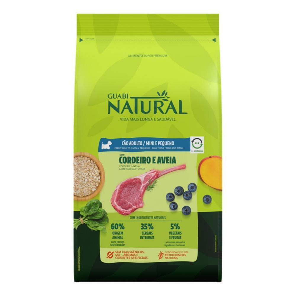 GUABI NATURAL MINE PEQUENO CORDEIRO E AVEIA ADULTO 10,1KG
