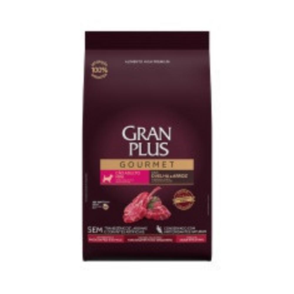 Ração GranPlus Gourmet para Cães Adultos de Porte Mini Sabor Ovelha e Arroz 10,1 KG