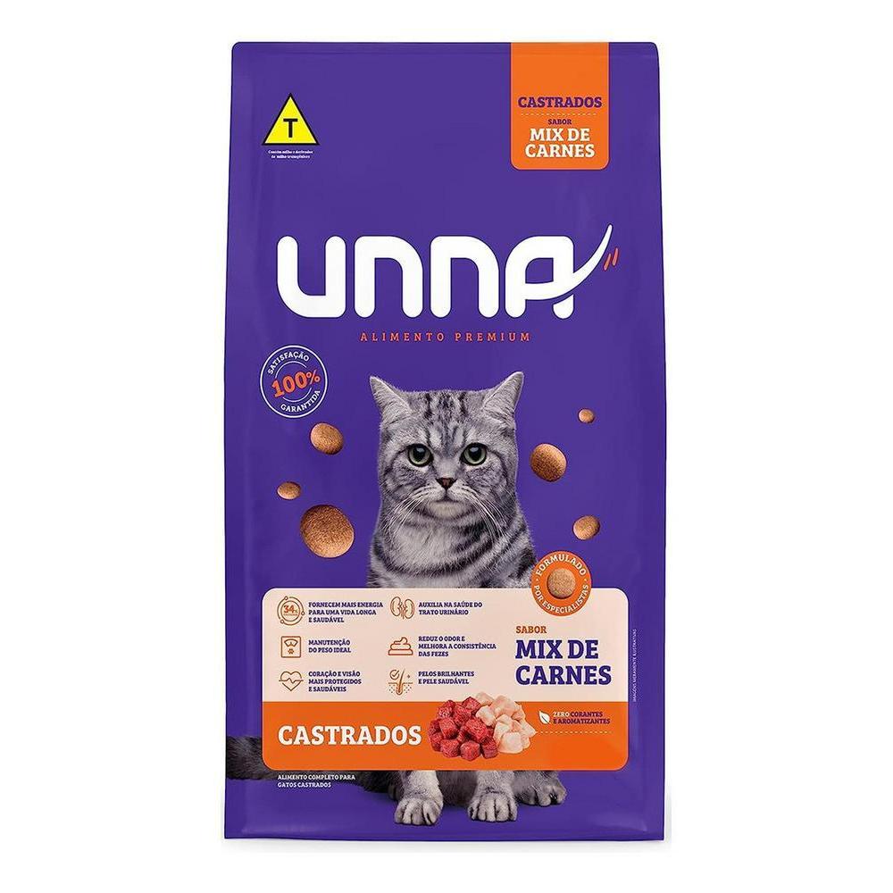 UNNA GATOS CASTRADOS MIX CARNES 10,1KG