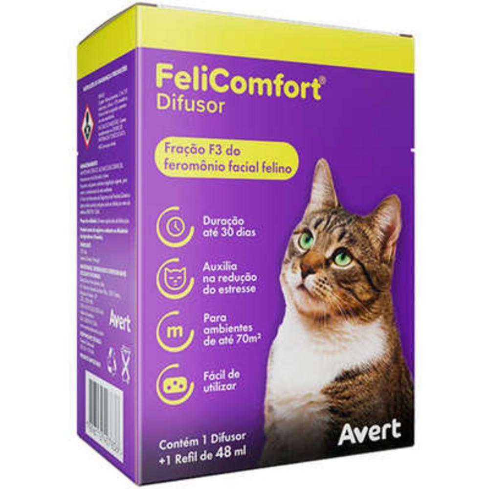 Difusor Avert Felicomfort Redução do Estresse para Gatos - 48 mL