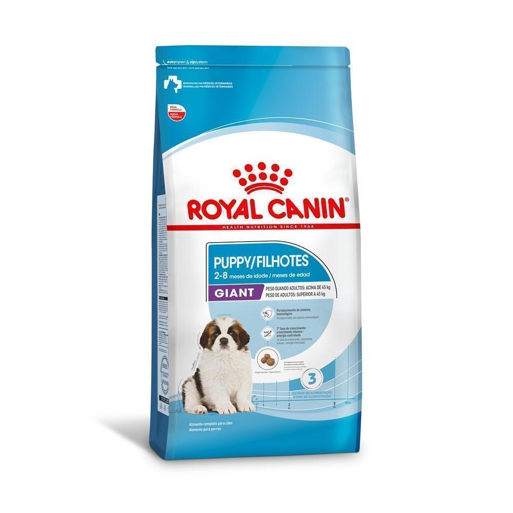 Ração Seca Royal Canin Giant Puppy para Cães Gigantes Filhotes de 2 a 8 Meses de Idade - 15 Kg