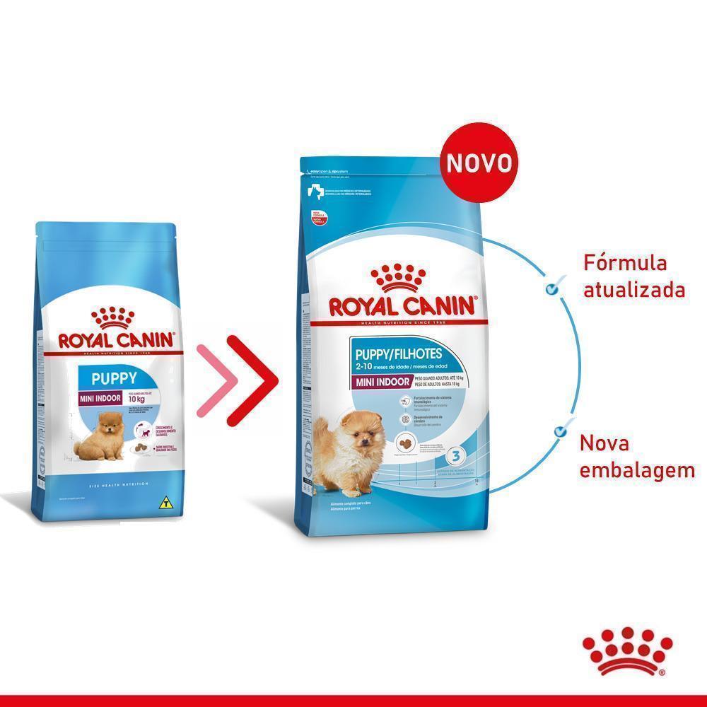 Ração Seca Royal Canin Mini Indoor para Cães Filhotes Porte Pequeno - 1 Kg