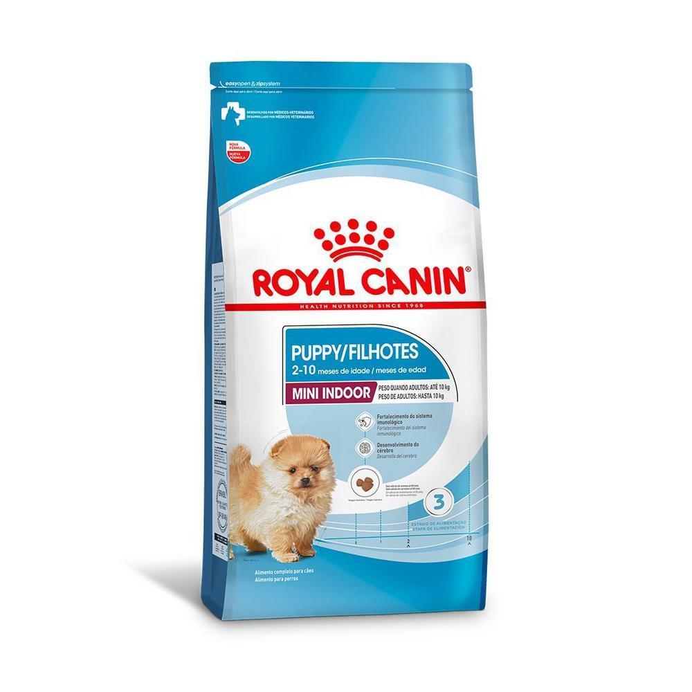 Ração Seca Royal Canin Mini Indoor para Cães Filhotes Porte Pequeno - 7,5 Kg