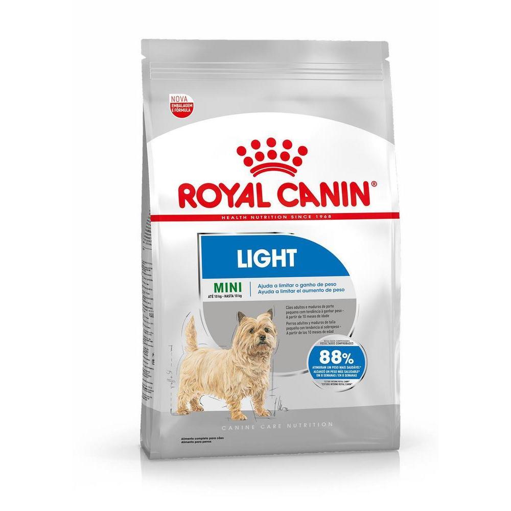 Ração Seca Royal Canin Mini Light para Cães Adultos de Porte Pequeno com Tendência à Obesidade - 7,5 Kg