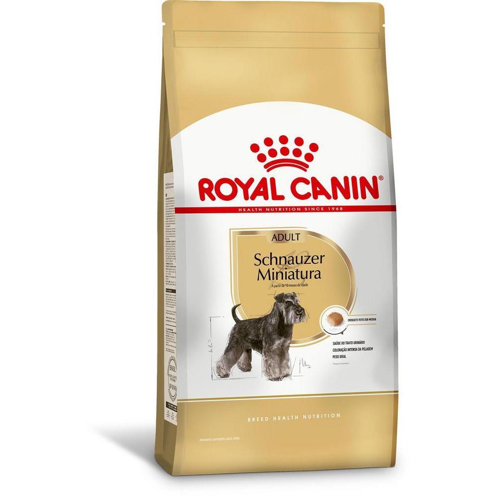 Ração Seca Royal Canin Miniature para Cães Adultos da Raça Schnauzer - 7,5 Kg