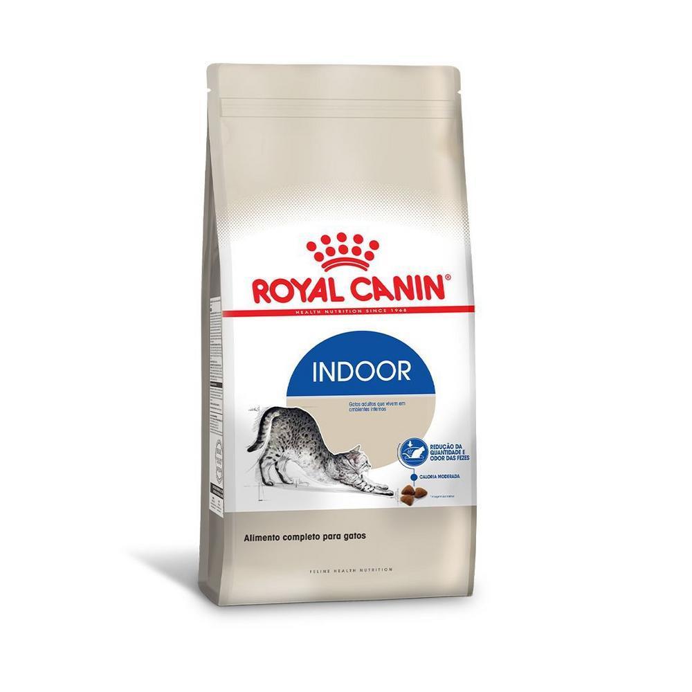 Ração Seca Royal Canin Indoor para Gatos Adultos - 1,5 Kg