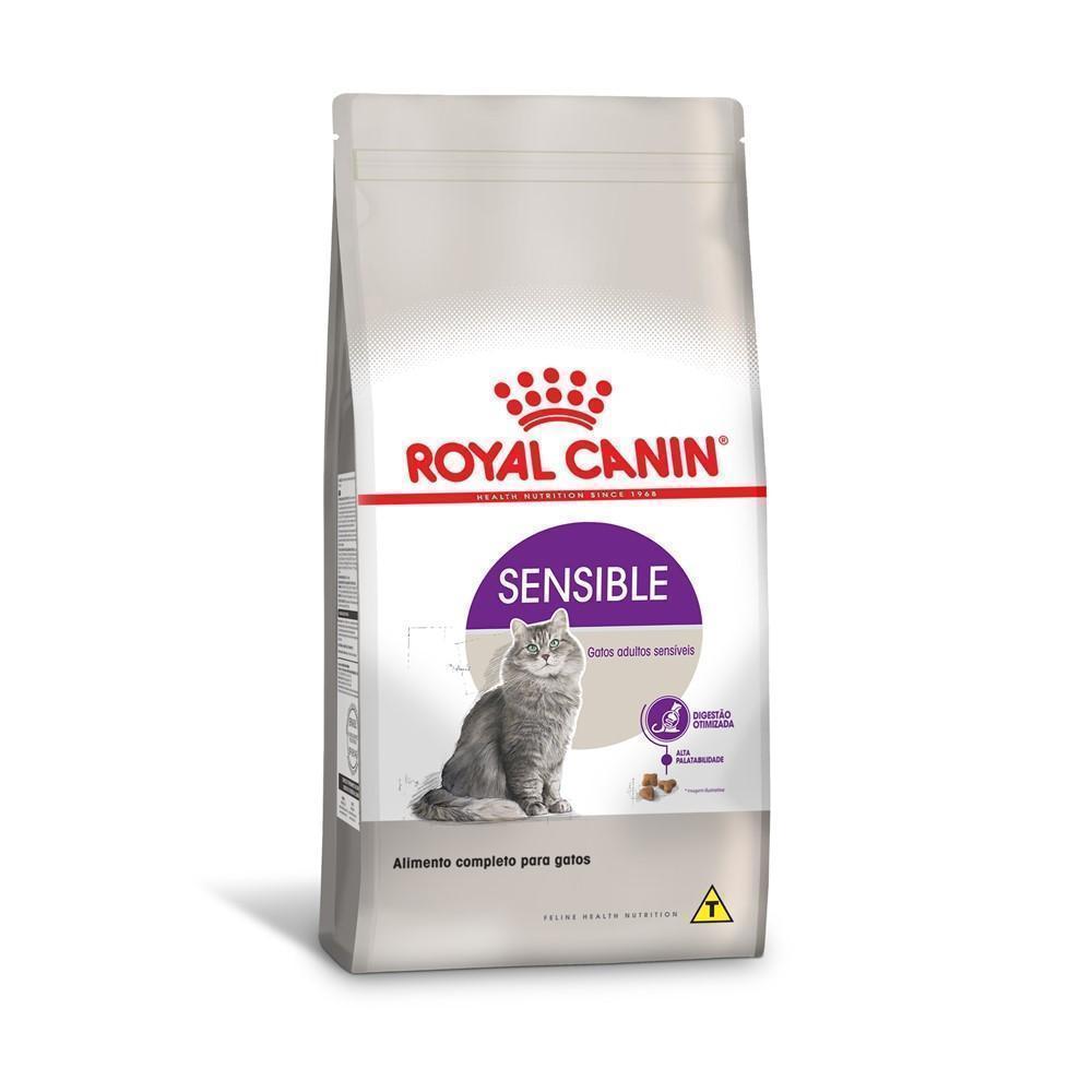 Ração Seca Royal Canin Sensible para Gatos Adultos - 7,5 Kg