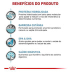 Ração Seca Royal Canin Veterinary Diet Hypoallergenic para Cães Adultos com Sensibilidades Alimentares - 2 Kg