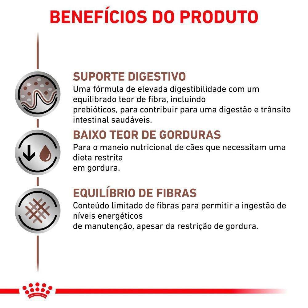 Ração Seca Royal Canin Veterinary Diet Gastrointestinal Low Fat para Cães Adultos - 10,1 Kg