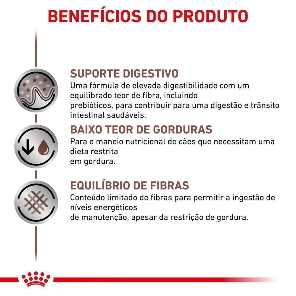 Ração Seca Royal Canin Veterinary Diet Gastrointestinal Low Fat para Cães Adultos - 10,1 Kg