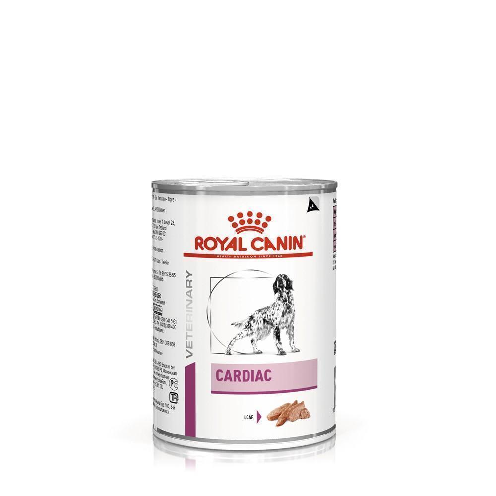 Ração Úmida Royal Canin Lata Veterinary Diet Cardiac para Cães com Insuficiência Cardíaca Crônica - 410 g