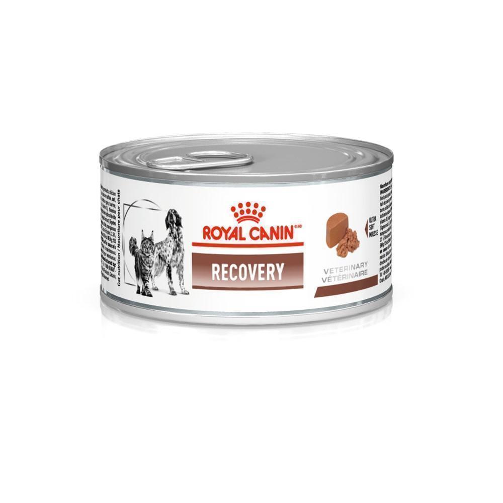 Ração Úmida Royal Canin Lata Veterinary Diet Recovery para Cães e Gatos em Recuperação - 195 g