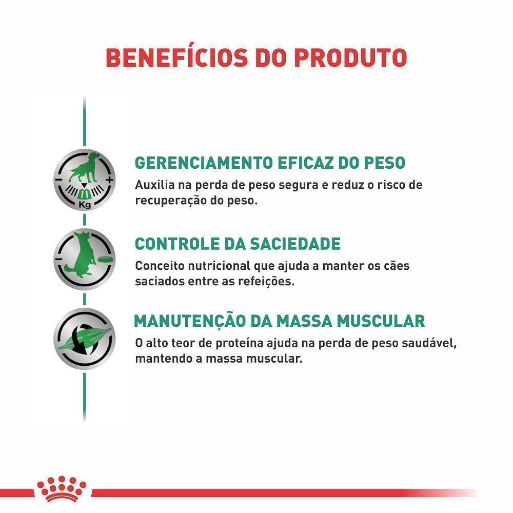 Ração Seca Royal Canin Veterinary Diet Satiety Support para Cães Adultos com Excesso de Peso - 10 Kg