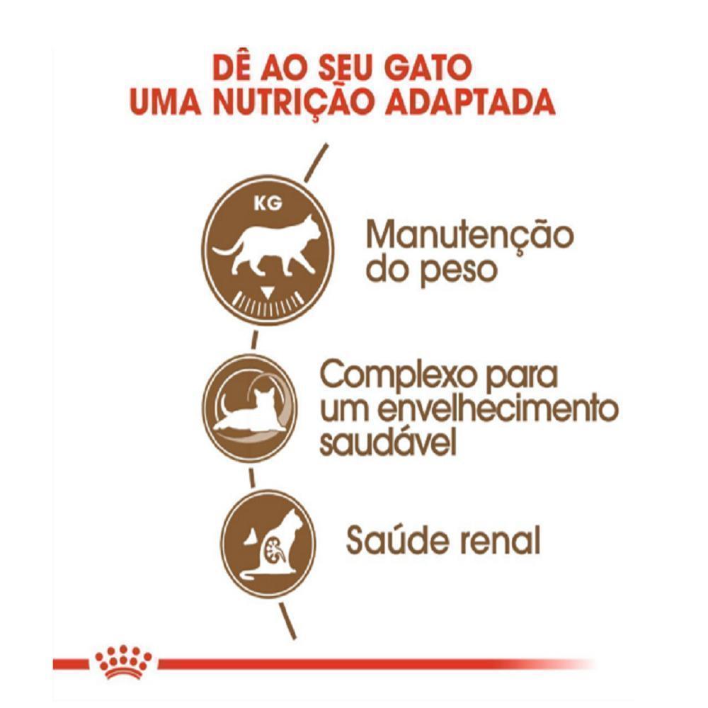 Ração Seca Royal Canin para Gatos Adultos Castrados Acima de 12 anos - 1,5 Kg