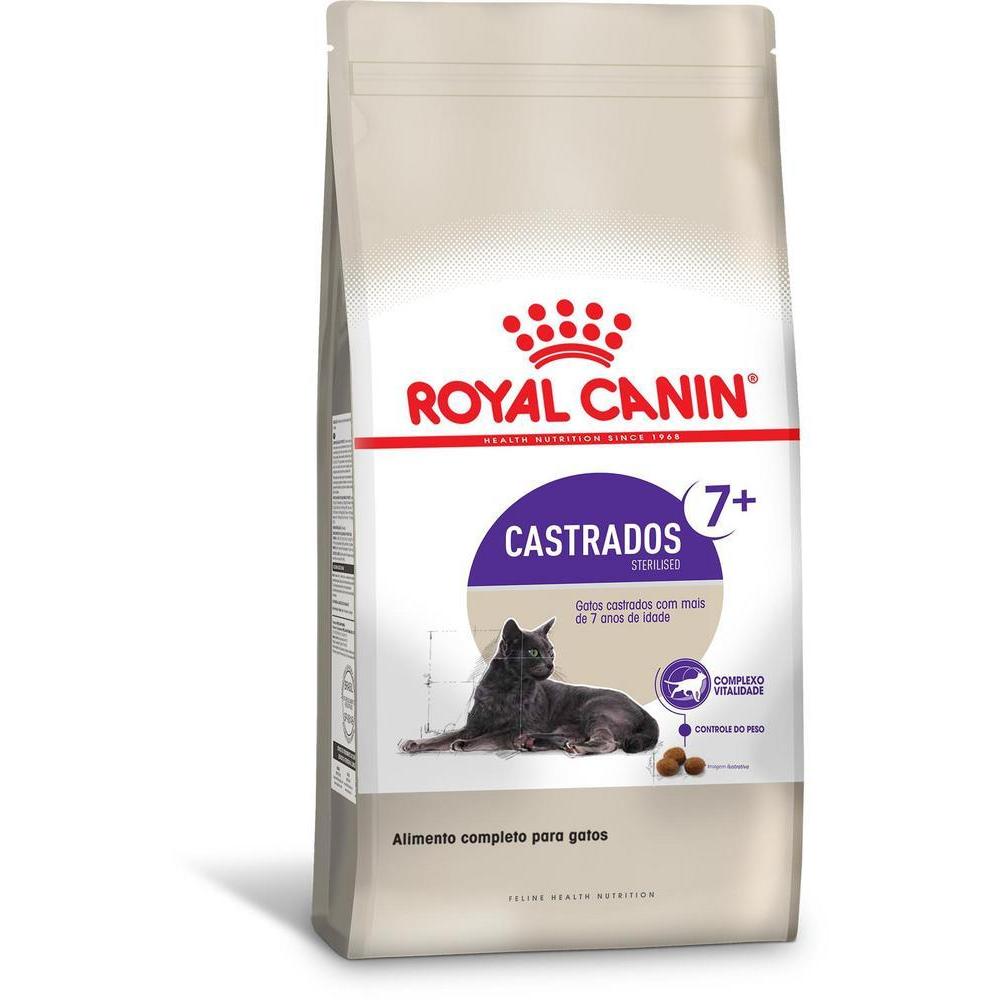 Ração Seca Royal Canin para Gatos Adultos Castrados Acima de 7 anos - 400 g