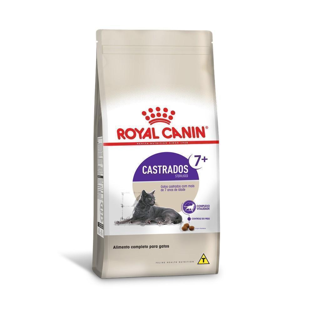 Ração Seca Royal Canin para Gatos Adultos Castrados Acima de 7 anos - 400 g
