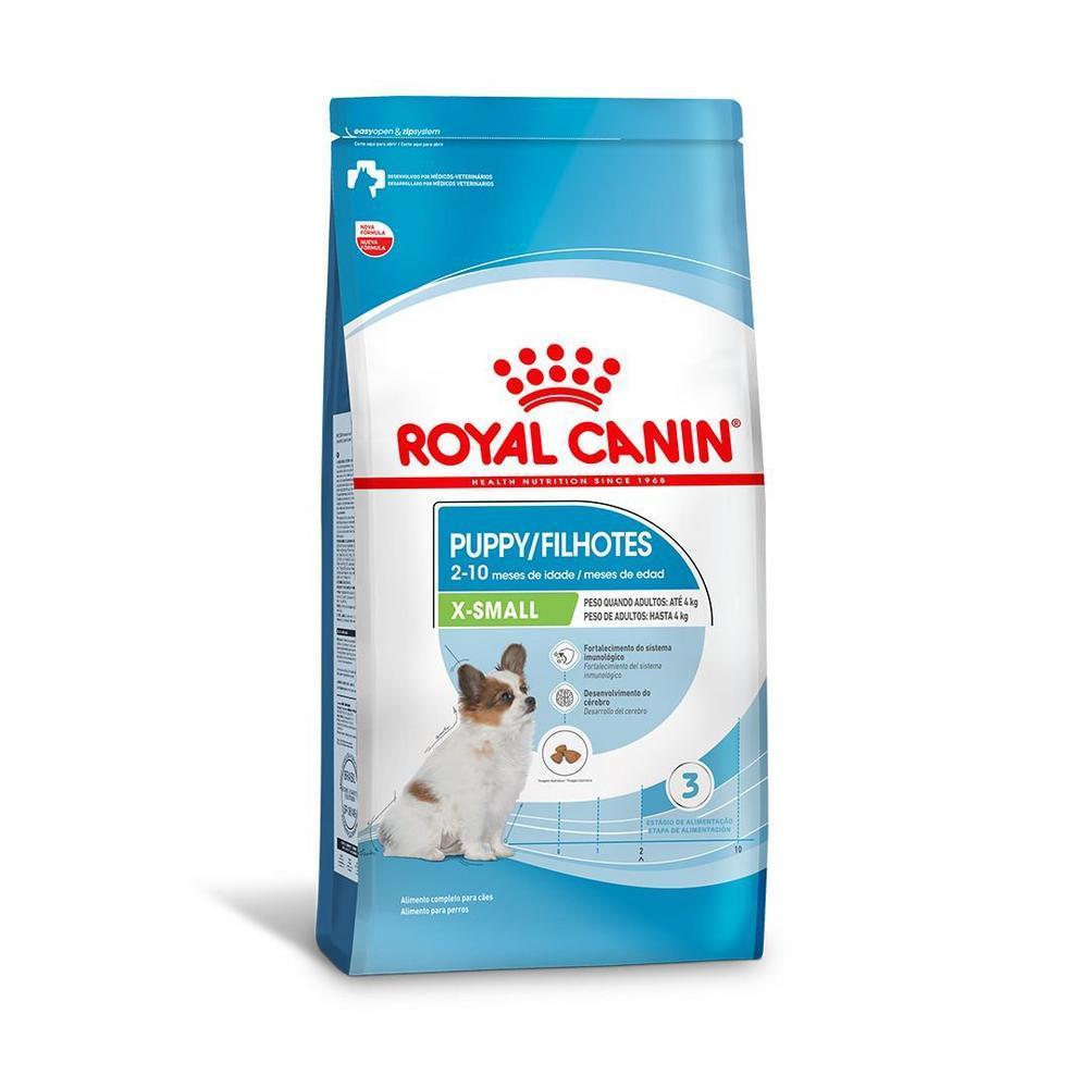 Ração Seca Royal Canin X-Small para Cães Filhotes de Porte Mini - 1 Kg