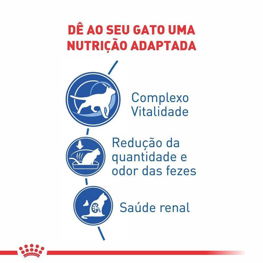 Ração Seca Royal Canin Indoor 7 + para Gatos Adultos Acima de 7 anos- 400 g