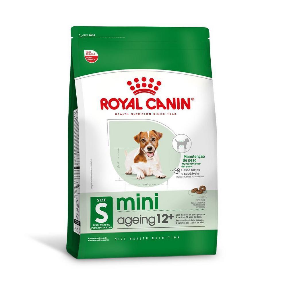 Ração Seca Royal Canin Mini Ageing 12+ para Cães Idosos de Porte Pequeno com 12 Anos ou mais - 1 Kg