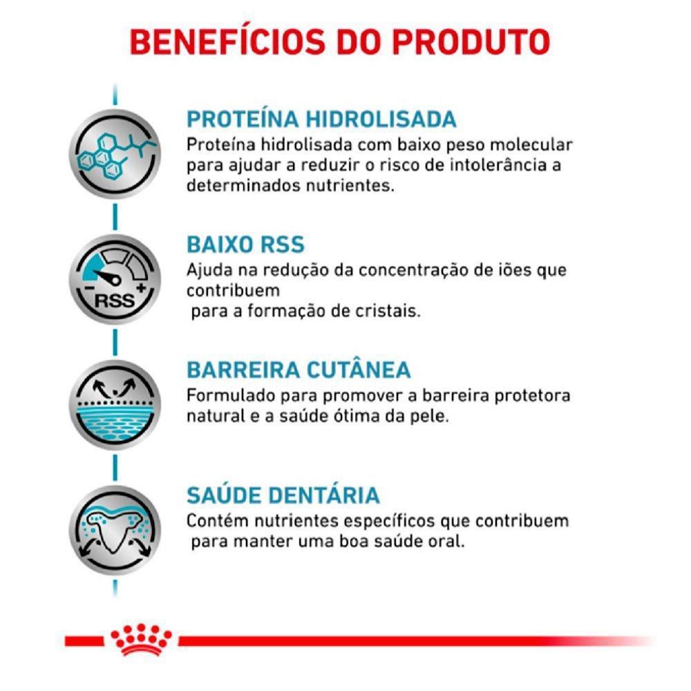 Ração Seca Royal Canin Veterinary Diet Hypoallergenic Small Dog para Cães Pequenos com Sensibilidades Alimentares - 2 Kg
