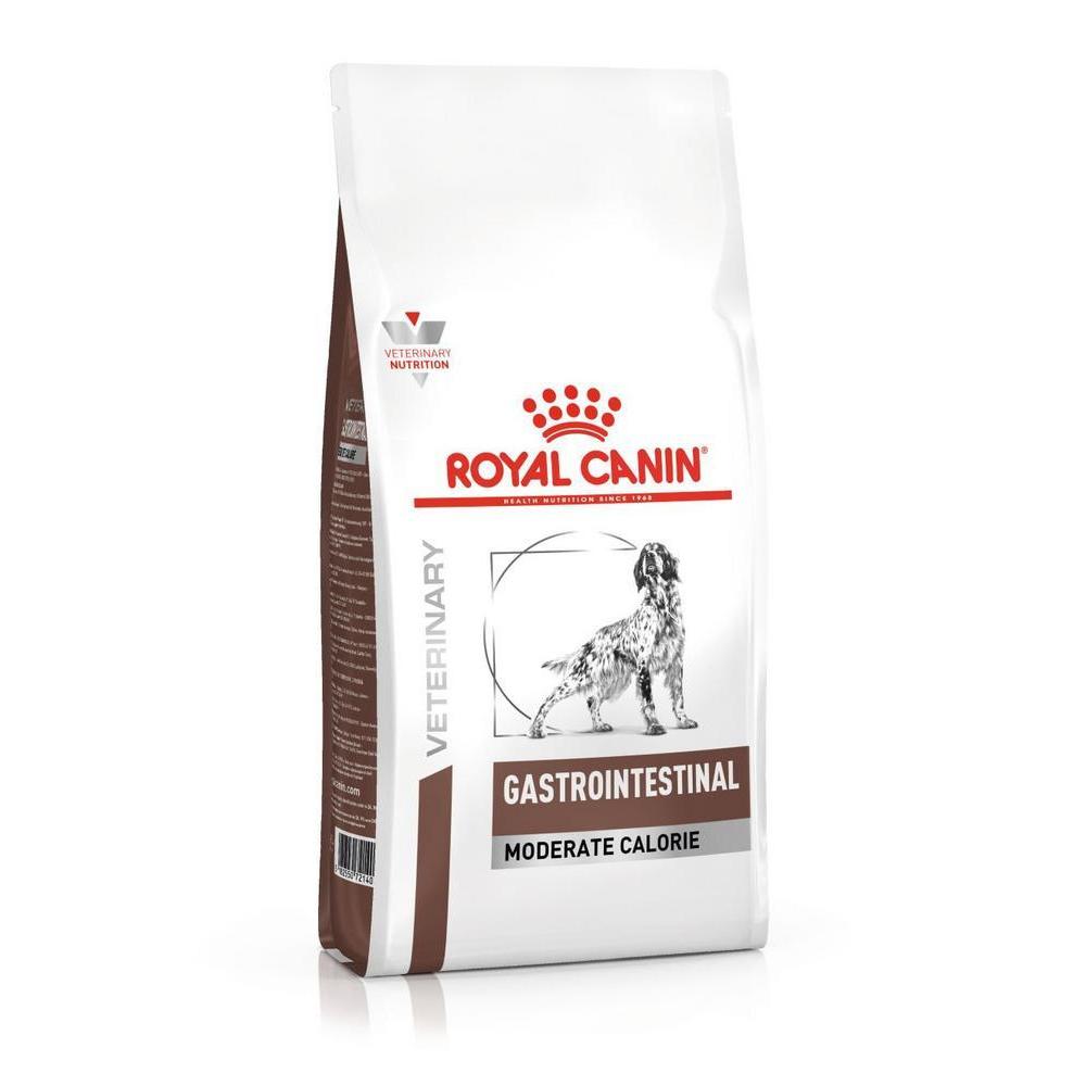 Ração Seca Royal Canin Veterinary Diet Gastrointestinal Moderate Calorie para Cães Adultos - 2 Kg