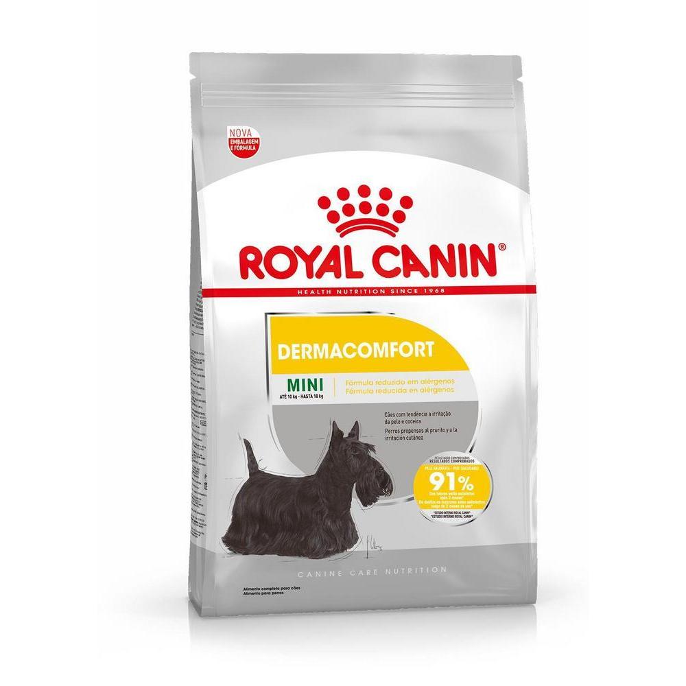 Ração Seca Royal Canin Mini Dermacomfort para Cães Adultos ou Idosos de Porte Pequeno - 7,5 Kg