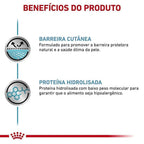 Ração Úmida Royal Canin Lata Veterinary Diet Hypoallergenic para Cães com Sensibilidades Alimentares - 200 g