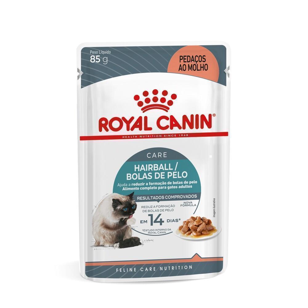Ração Úmida Royal Canin Sachê Bolas de Pelo para Gatos Adultos - 85 g
