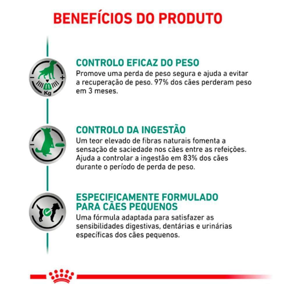 Ração Seca Royal Canin Canine Veterinary Diet Satiety para Cães Adultos de Porte Pequeno com Excesso de Peso - 1,5 Kg
