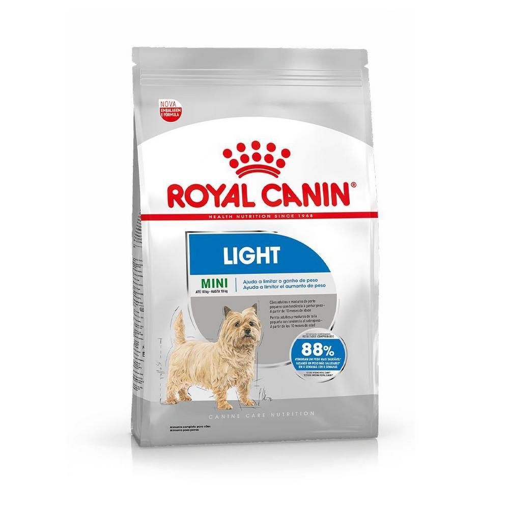 Ração Seca Royal Canin Mini Light Cães Adultos de Porte Pequeno com Tendência a Obesidade - 2,5 Kg