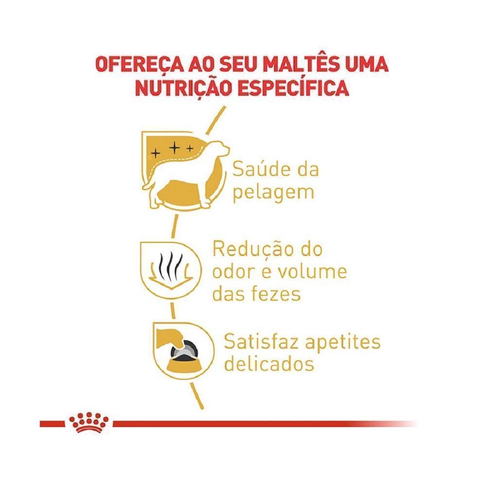 Ração Seca Royal Canin para Cães Adultos da Raça Maltês - 2,5 Kg