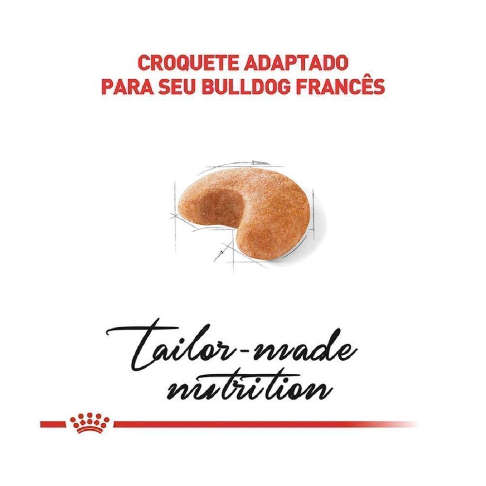 Ração Seca Royal Canin para Cães Adultos da Raça Bulldog Francês - 2,5 Kg