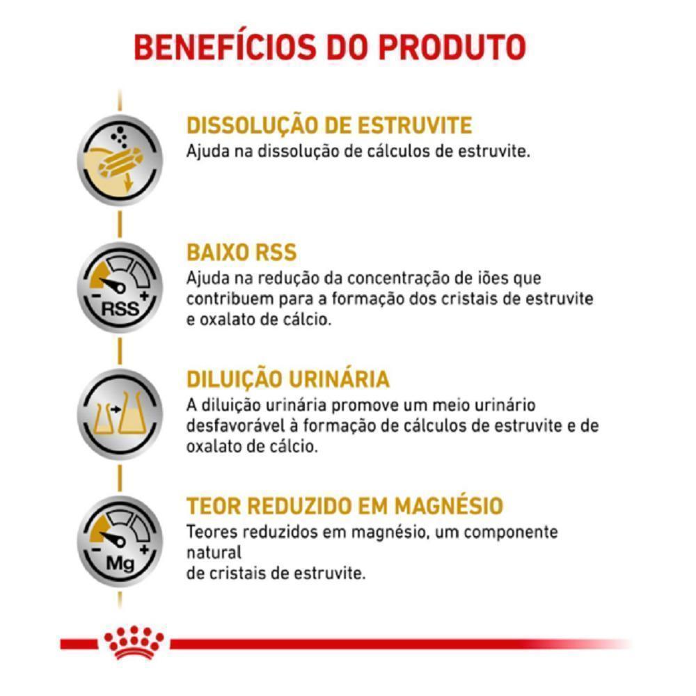 Ração Úmida Royal Canin Lata Veterinary Diet Urinary S/O para Cães com Cálculos Urinários - 410 g