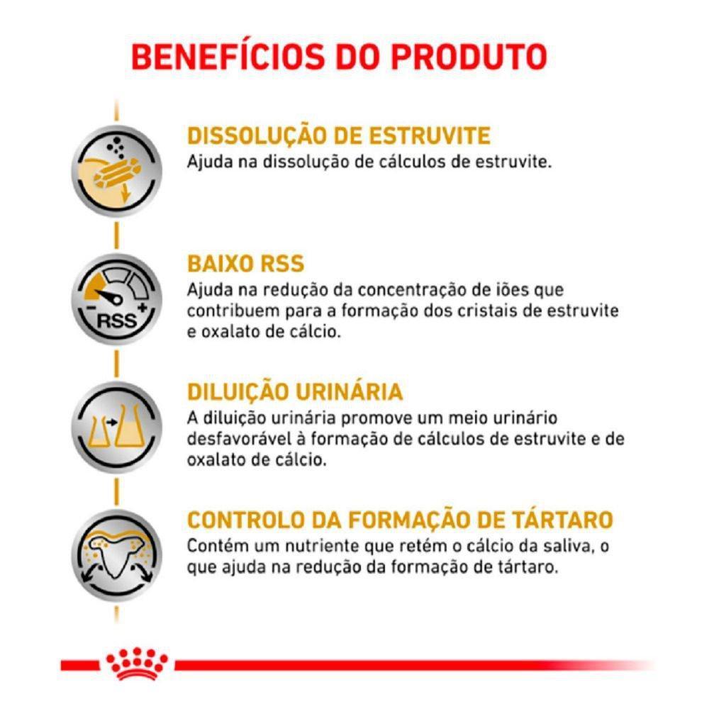 Ração Seca Royal Canin Veterinary Diet Urinary Small Dog para Cães de Porte Pequeno com Cálculos Urinários - 7,5 Kg