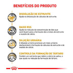 Ração Seca Royal Canin Veterinary Diet Urinary Small Dog para Cães de Porte Pequeno com Cálculos Urinários - 7,5 Kg