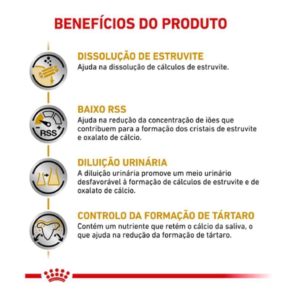 Ração Seca Royal Canin Veterinary Diet Urinary Small Dog para Cães de Porte Pequeno com Cálculos Urinários - 7,5 Kg