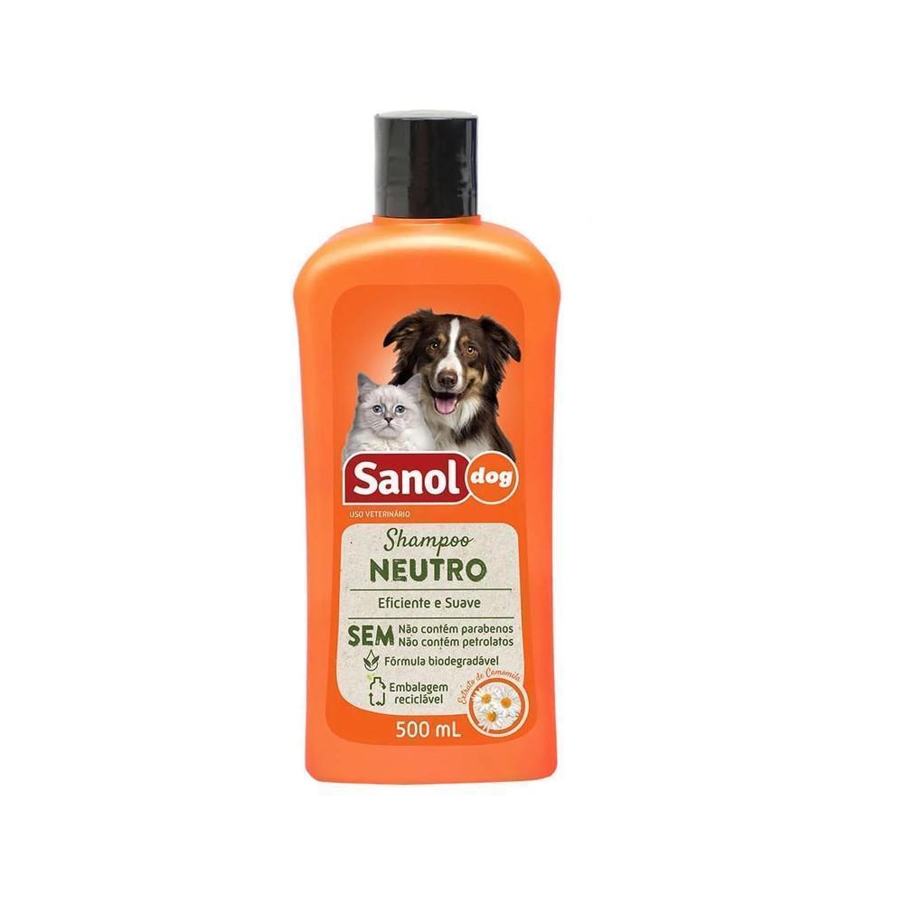 Shampoo Dog Neutro Sanol 500Ml